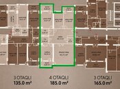 Satılır 4 otaqlı yeni tikili 185 m², Xətai r., photo 4 from 4