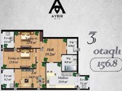 Satılır 3 otaqlı yeni tikili 156.8 m², Gənclik m., photo 2 from 8
