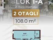 Satılır 2 otaqlı yeni tikili 108 m², Nizami m., photo 3 from 5