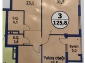 Satılır 3 otaqlı yeni tikili 126 m², Nəriman Nərimanov m., photo 3 from 7