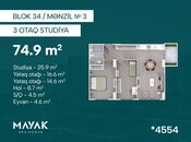 Продается 3-комн. новостройка 74.9 м², пос. Зых, photo 2 from 8