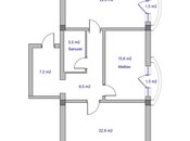 Сдается 2-комн. дом/дача 87.4 м², пос. Бадамдар, photo 2 from 8