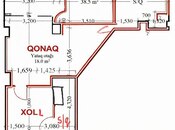Продаётся 2-комн. новостройка 118 м², м. Гянджлик, photo 6 from 7