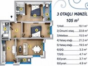 Продаётся 3-комн. новостройка 105 м², м. Шах Исмаил Хатаи, photo 3 from 8