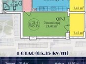 Продаётся 1-комн. новостройка 66 м², м. Нариман Нариманов, photo 2 from 5
