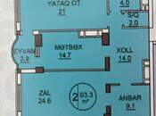 Продаётся 2-комн. новостройка 93.3 м², Насиминский  р., photo 6 from 7