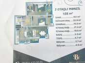 Satılır 3 otaqlı yeni tikili 106 m², Şah İsmayıl Xətai m., photo 2 from 8