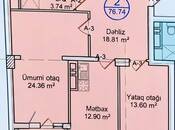 Продаётся 2-комн. новостройка 80 м², м. Кара Караев, photo 4 from 8