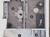 Продаётся 1-комн. новостройка 53.4 м², м. Улдуз, photo 5 from 5