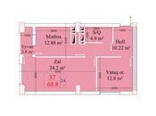 Продаётся 2-комн. новостройка 68.8 м², пос. Бинагади, photo 6 from 8