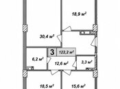 Satılır 3 otaqlı yeni tikili 122.5 m², Qara Qarayev m., photo 1 from 8